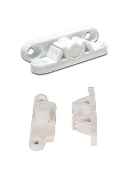 17 x 25 Sineklik Çıt Çıt Beyaz 100'lü Paket