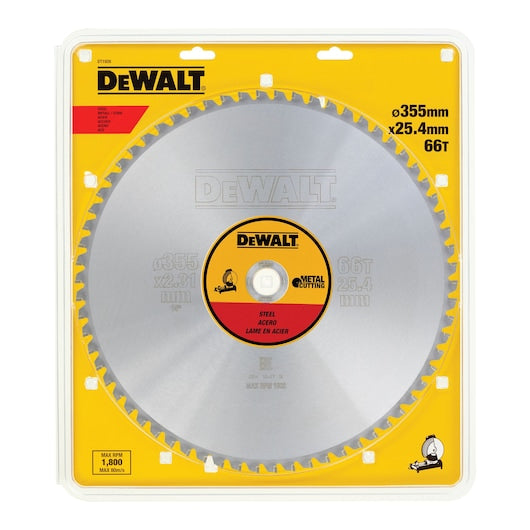 Dewalt  DT1926-QZ METAL 355mm x 25.4mm 66 Dişli Çelik Dairesel Testere Bıçağı