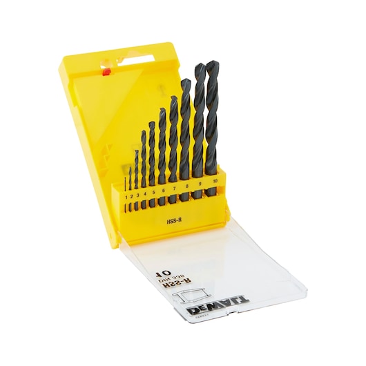 Dewalt DT5911-QZ 10 Parça Metal Matkap Ucu HSS-R Seti