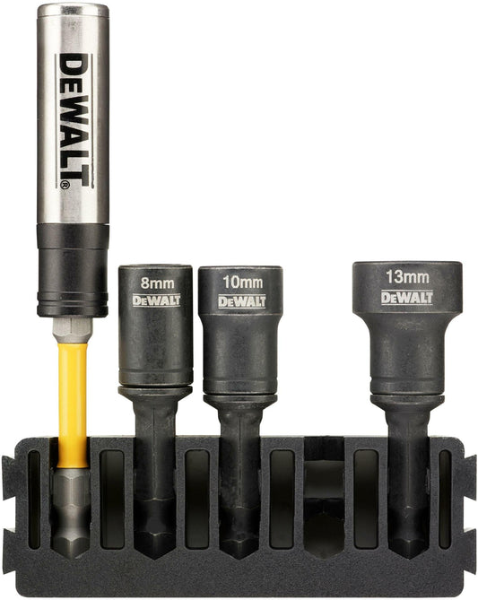Dewalt DT70827 Uç tutucu + temizlenebilir vida başları 8, 10, 13 mm (5 Parça)