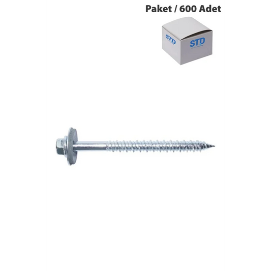 STD Betafos Beton Vidası 6.3x75 Paket 600 Adet