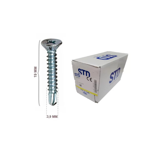 STD YHB Matkap Uçlu Akıllı Vida 3.9x19 Kutu 2500 Adet