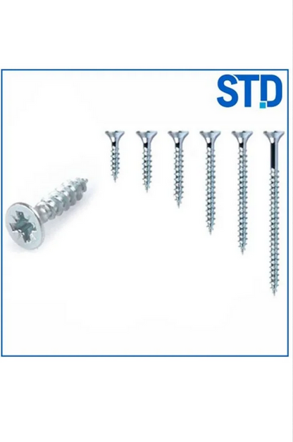 STD Ağaç ve Sunta Vidası 4x50 Kutu 500 Adet